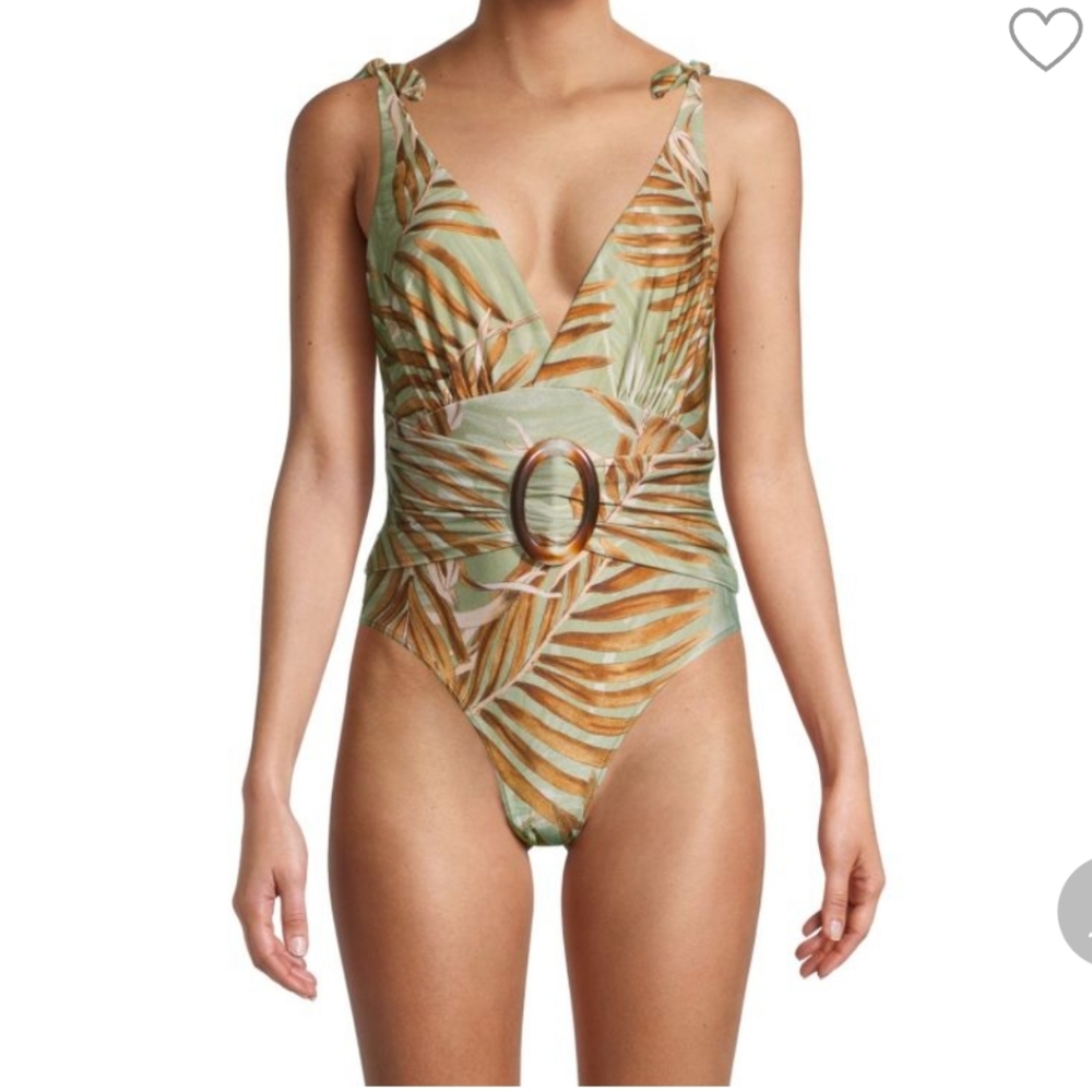 Patbo Palmeira Belted One-Piece Swimsuit